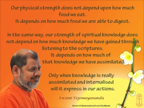 Swami Tejomayananda, Worldwide Head, Chinmaya Mission